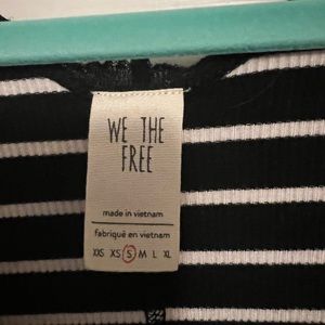 We The Free black and white top